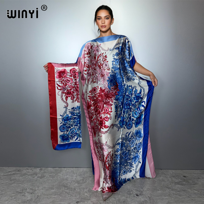 WINYI summer boho african dres - Boho Summer Beach Maxi Dress ulasan dan harga