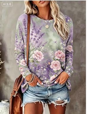 Women Long Sleeve T‑Shirt Grad - Blouses ulasan dan harga