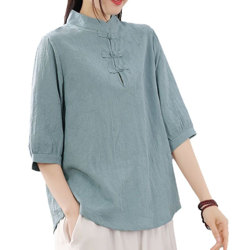 Pullover Crew Neck Blouse Regu - Blouses ulasan dan harga