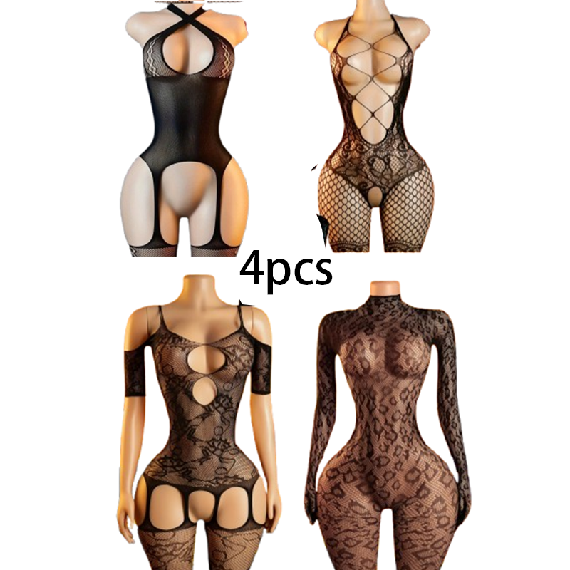 4-Piece Sexy Lingerie Set: Wom - Lingerie ulasan dan harga